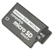 Переходник для карт памяти Кардридер microSD TF -> Memory Stick PRO Duo Black Адаптер Черный - изображение 2