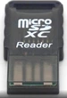 Мини Адаптер для считывания карт памяти Мини кард-ридер Micro SD/SDXC TF -> USB 2.0 Card Reader адаптер Черный - изображение 7