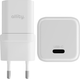 Зарядний пристрій Allity GaN PD QC ATC-01-20WC 1x USB-C 20W White (5906667550344) - зображення 3