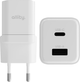 Ładowarka sieciowa Allity GaN PD QC ATC-01-20WAC 1x USB-C 1x USB-A 20W White (5906667550351) - obraz 3