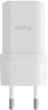 Зарядний пристрій Allity GaN PD QC ATC-01-30WAC 1x USB-C 1x USB-A 30W White (5906667550368) - зображення 1