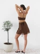 Коричневий костюм тройка Tencel Breeze Set LiLove 346 S Коричневий - изображение 5