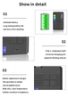 Студийная LED Лампа RGB M140, 2000mAh, 2700-6500K, 6.5W, 180°, Черный - изображение 5