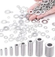 Шайбы Плоские Stainless Flat Washer DIN 125 (М2 - М10) Набор 180 шт - изображение 5
