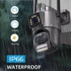 Вулична поворотна Wi-Fi камера P11-QQ9 H.265x 9 МП 2.4 ГГц чорний - зображення 8
