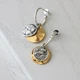 Серьги серебряные с монетами Афина gold 925 - изображение 4