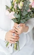 Кольцо цветок серебряное Мальвы Rose 925 Флора 19-19.5 - изображение 5