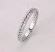 Кольцо серебряное с фианитами Гламур 925 Rhodium 18.5 размер - изображение 2