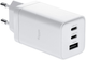 Ładowarka sieciowa Allity GaN PD QC ATC-01-65WACC 2x USB-C + 1x USB-A 65W White (5906667550399) - obraz 3