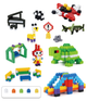 Klocki konstrukcyjne Askato Blocks Spatial 128 elementów (6901440112541) - obraz 4