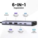 USB-хаб Ugreen CM511 USB-C To HDMI+2XUSB 3.2+2XUSB-C 3.2+PD Power Converter Gray (UGR-35999) - изображение 6