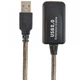 Кабель Cablexpert USB - USB V 2.0 (M/F), активный удлинитель, 10 м, черный (UAE-01-10M) - изображение 1