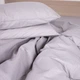 Простирадло на гумці MirSon Ranforce Elite 16-5703 Light Gray 80 х 190 см (2200004699820) - зображення 3
