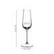 Набор бокалов для шампанского Champagne Flute Riedel Grape 250 мл 6424/08 - изображение 3