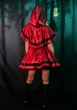 Женский Костюм красной шапочки Leg Avenue Gothic Riding Hood Красный L (SO9124) - изображение 10