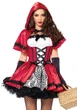 Женский Костюм красной шапочки Leg Avenue Gothic Riding Hood Красный L (SO9124) - изображение 11