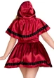 Женский Костюм красной шапочки Leg Avenue Gothic Riding Hood Красный 3X-4X (SO9127) - изображение 10