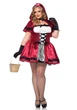 Женский Костюм красной шапочки Leg Avenue Gothic Riding Hood Красный 3X-4X (SO9127) - изображение 14