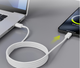 Кабель Allity AUC-03 USB-C - USB-C 1 m 100W White (5906667550160) - зображення 5