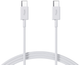 Kabel Allity AUC-03 USB-C - USB-C 2 m 100W White (5906667550184) - obraz 1