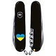 Ніж Victorinox Climber Ukraine 91 мм 14функ чорний Серце синьо-жовте - зображення 2