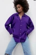 Сорочка жіноча оверсайз ZARA Violet S Фіолетова (2298\225\603) - изображение 1