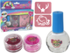 Zestaw piękności LEAN Toys z lakierami do paznokci sypkim brokatem i szablonami 16591 (5905884451007) - obraz 2