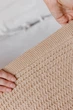 Плед 200х220 см COTTON бежевий (040379) 4823093472761 - зображення 3