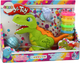 Набір пластиліну LEAN Toys Динозавр з формочками дельфін і мушлі 6 кольорів 19502 (5905991008774) - зображення 1