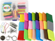 Zestaw kreatywny LEAN Toys Modelina Masa plastyczna + Akcesoria 24 kolory 16259 (5905679077924) - obraz 3