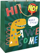 Torba prezentowa LEAN Toys Dinozaur papierowa 41.5 x 30 x 12 cm Zielona 16740 (5905884453261) - obraz 2