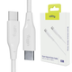 Кабель Allity AUC-02 USB-C - USB-C 2 m 60W White (5906667550245) - зображення 4