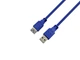 Кабель ProLogix (PR-USB-P-11-30-3m) USB 3.0 AM/AF, синий, 3м - изображение 4
