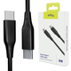 Kabel Allity AUC-02 USB-C - USB-C 2 m 100W Black (5906667550290) - obraz 4