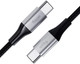 Кабель Allity AUC-01 USB-C - USB-C 1 m 100W Black (5906667550320) - зображення 2
