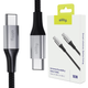 Kabel Allity AUC-01 USB-C - USB-C 2 m 100W Black (5906667550337) - obraz 4