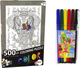Puzzle do kolorowania LEAN Toys Słoń 500 elementów 14154 (5905679070383) - obraz 2