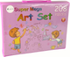 Zestaw artystyczny LEAN Toys w walizce 208 elementów Różowy 16155 (5905679077030) - obraz 1