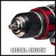 Шуруповерт Einhell TP-CD 18/80 Li-i BL - Solo, PXC 18В, 80Нм (без АКБ и ЗУ) (4514305) - изображение 2