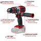 Шуруповерт Einhell TP-CD 18/80 Li-i BL - Solo, PXC 18В, 80Нм (без АКБ и ЗУ) (4514305) - изображение 10