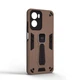 Чехол для Motorola G05/E15, Proover, Коричневый, с подставкой и магнитом, противоударный, ударопрочный, бронированный, панель-накладка, защита всего корпуса, термополиуретан (TPU) + поликарбонат (PC), ArmorStandart (ARM85747) - изображение 2