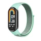 Ремешок нейлоновый ArmorStandart для Xiaomi Smart Band 10/9/8 Mint/Grey (ARM86899) - изображение 1