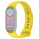 Силиконовый ремешок для фитнес браслетов Xiaomi Mi Band 8 Smart Band 9/10, Silicone, Yellow, с удобной застёжкой, на фитнес трекер и смарт часы, ArmorStandart (ARM86917) - изображение 1