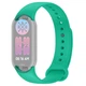 Силиконовый ремешок для фитнес браслетов Xiaomi Mi Band 8 Smart Band 9/10, Silicone, Mint, с удобной застёжкой, на фитнес трекер и смарт часы, ArmorStandart (ARM86910) - изображение 1