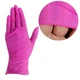 Перчатки нитриловые текстурированные Medicom SafeTouch Advanced Magenta S -size, 100шт./уп. - 1103-TG-B - изображение 2