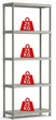 Стелаж пластиковий Keter Kis Planet Shelf 75x32 см на 5 полиць сірий (246642) - изображение 4