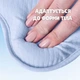 Подушка ортопедическая Papaella BabyComfort 27x22x3 см с эффектом памяти в форме мишки голубая (4820227288700) - изображение 8