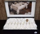 Велюровая скатерть с ранером Selin Azra Set 160×220 см+12 салфеток кремовая - изображение 3
