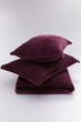 Покрывало с наволочкой Merinos Modern Line 150×220 см фиолетовое - изображение 2