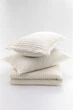 Покрывало с наволочкой Merinos Modern Line 150×220 см кремовое - изображение 2